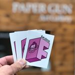 Thank you @papergunchicago and @75stickers for the speedy sticker production •  holler at them for your stickers and digital poster production needs •  Thank you @moshershow for the fabulous design! •  #papergungallery #papergunchicago #75stickers #graffiti #graffitichicago #chicagograffiti #stickergame